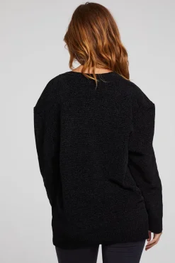Women Chaser Brand Fairfax Licorice Cardigan