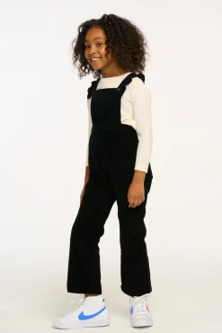 Kids Chaser Brand Fairy Overall Raven Black Corduroy