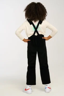 Kids Chaser Brand Fairy Overall Raven Black Corduroy