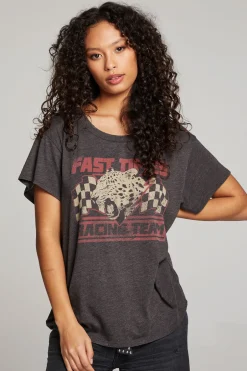 Women Chaser Brand Fast Times Racing Team Tee