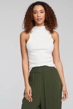 Women Chaser Brand Fox Bright White Tank