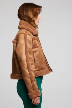 Women Chaser Brand Franklin Sherpa Whiskey Jacket