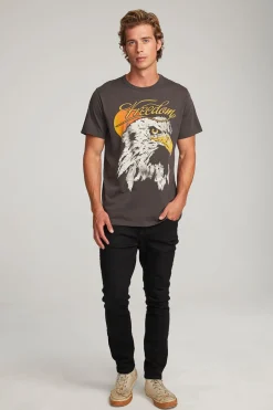 Chaser Brand Freedom Eagle Mens Tee