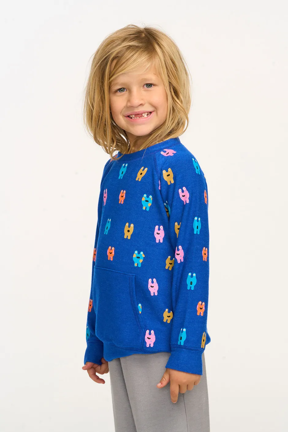 Kids/BOY Chaser Brand Funny Monsters Kanga Pocket Pullover