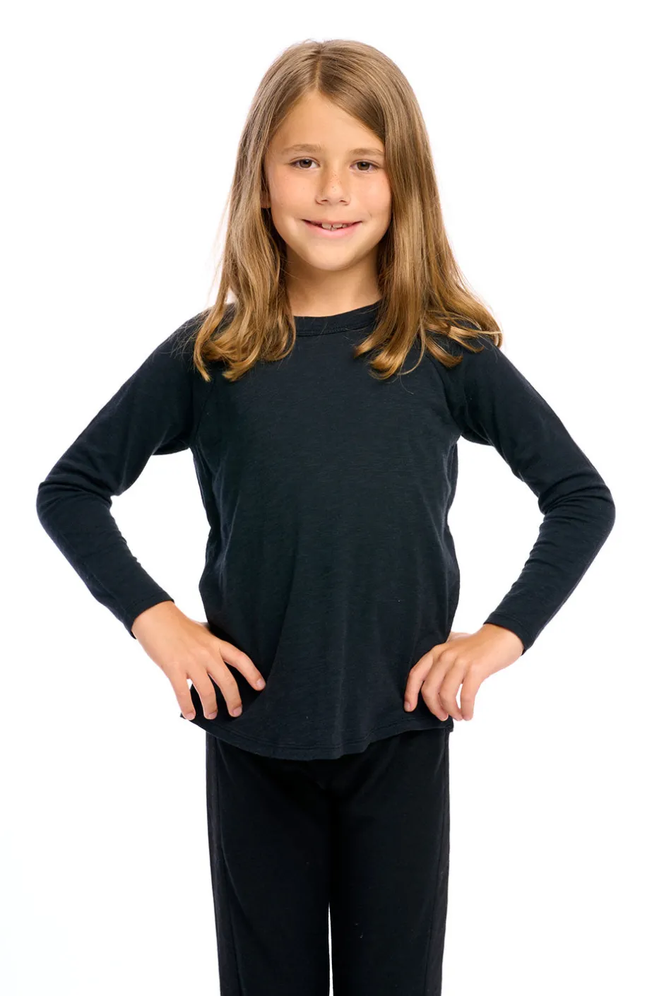 Kids/BOY Chaser Brand Gauze Jersey Long Sleeve Blocked Raglan Baseball Tee
