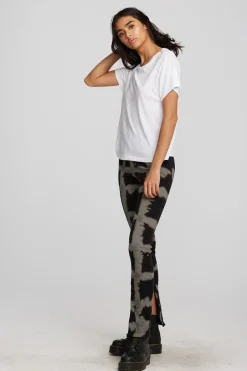 Women Chaser Brand Gauze Jersey Oversized Crewneck Tee