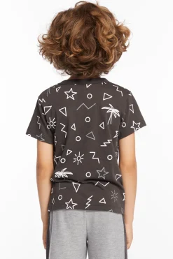 Kids/BOY Chaser Brand Geo Palms Boys Tee