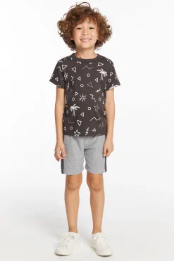 Kids/BOY Chaser Brand Geo Palms Boys Tee