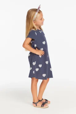 Kids Chaser Brand Girls Beach Heart T- Shirt Dress