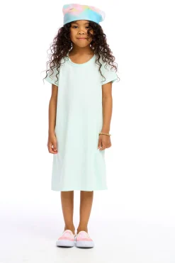 Kids Chaser Brand Girls Cotton Jersey Short Sleeve Shirt Dress