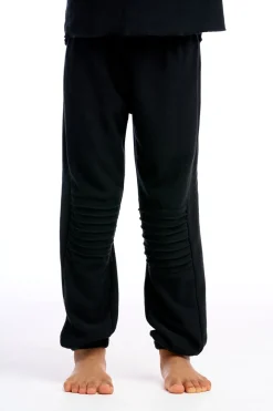 Kids Chaser Brand Girls Cozy Knit Slouchy Moto Jogger