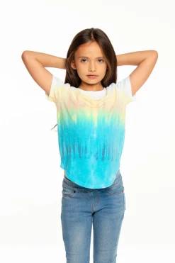 Kids Chaser Brand Girls Recycled Vintage Jersey Short Sleeve Scoop Back Shirt