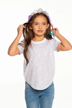 Kids Chaser Brand Girls Recycled Vintage Jersey Short Sleeve Scoop Back Shirt