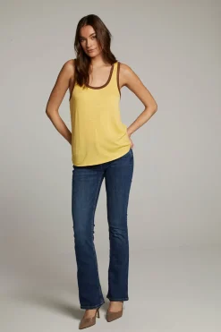 Women Chaser Brand Gloria Banana Cream Tank Top