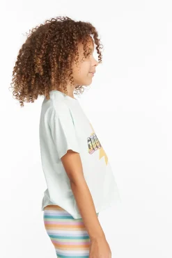 Kids Chaser Brand Good Vibes Sun Girls Tee
