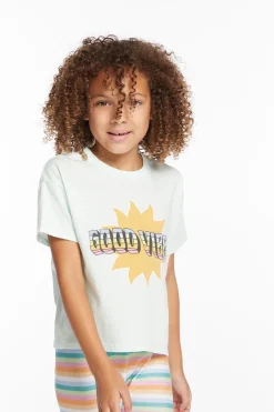 Kids Chaser Brand Good Vibes Sun Girls Tee