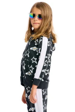 Kids/BOY Chaser Brand Graffiti Saturn Zip Up Hoodie
