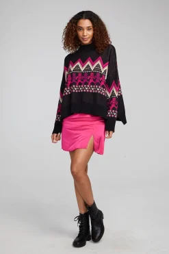 Women Chaser Brand Grateful Dead Fair Isle Bears Sweater