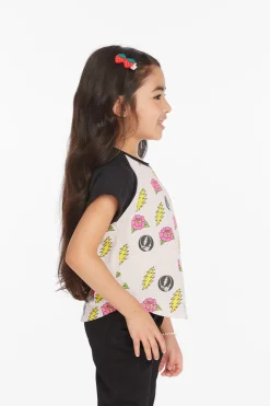 Women/Kids Chaser Brand Grateful Dead Skull & Roses Girls Tee