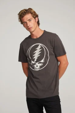 Women Chaser Brand Grateful Dead Steal Your Face Mens Tee