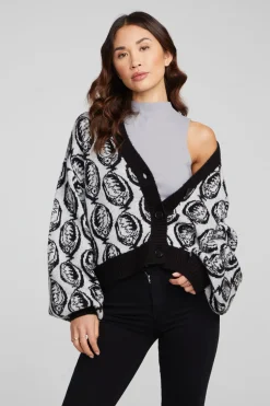 Women Chaser Brand Grateful Dead Steal Your Face Cardigan