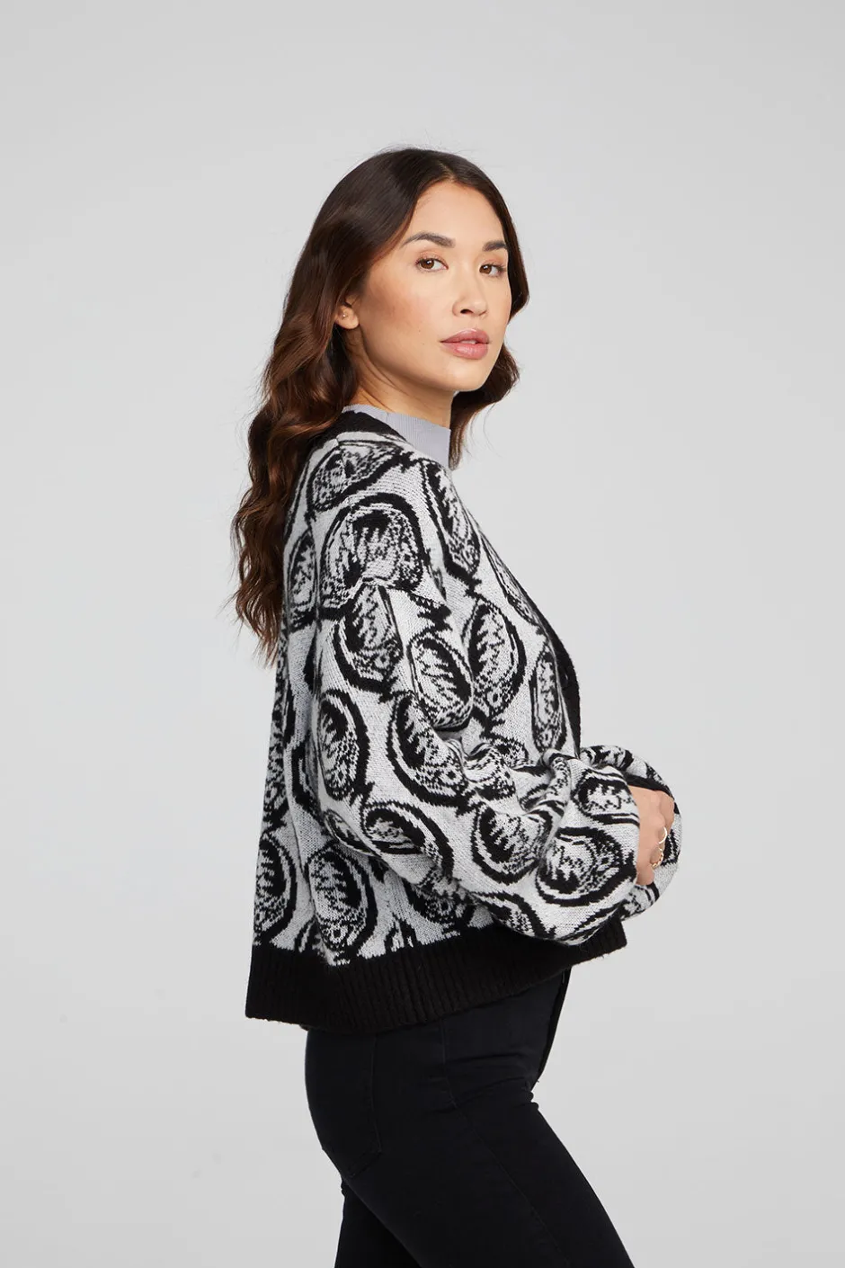 Women Chaser Brand Grateful Dead Steal Your Face Cardigan