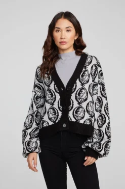 Women Chaser Brand Grateful Dead Steal Your Face Cardigan