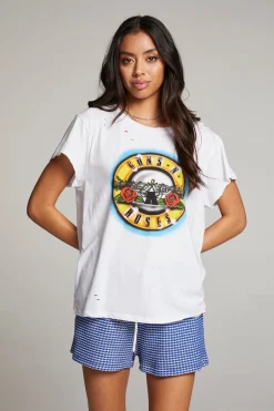 Women Chaser Brand Guns N' Roses Classic Logo Tee