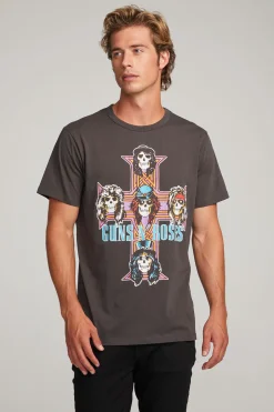 Women Chaser Brand Guns 'n Roses Paradise City Mens Tee