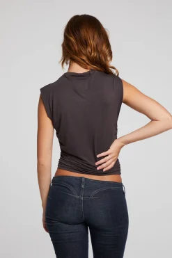 Women Chaser Brand Haileyy Chocolate Torte Tank Top