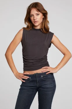 Women Chaser Brand Haileyy Chocolate Torte Tank Top