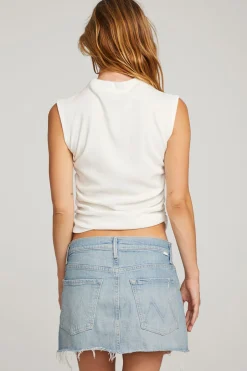 Women Chaser Brand Haileyy White Tank Top