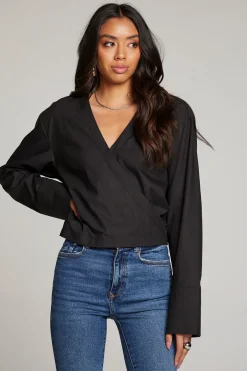 Women Chaser Brand Haleyy Licorice Blouse