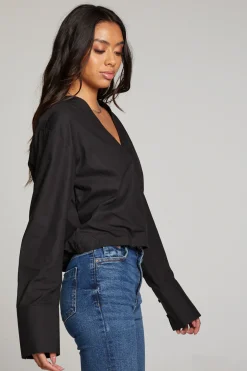 Women Chaser Brand Haleyy Licorice Blouse