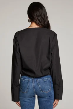 Women Chaser Brand Haleyy Licorice Blouse