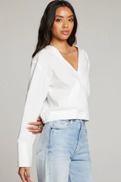 Women Chaser Brand Haleyy White Blouse