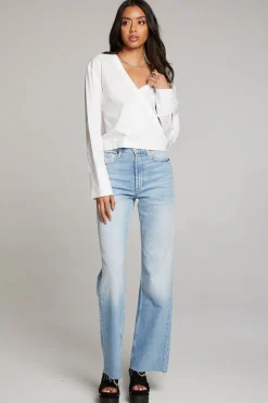Women Chaser Brand Haleyy White Blouse