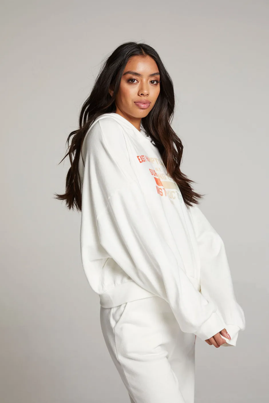 Women Chaser Brand Hamptons Surf Club Pullover Hoodie