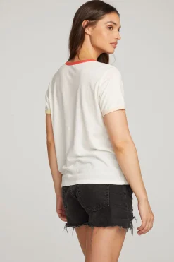 Women Chaser Brand Happy Club Tee