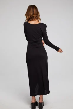 Women Chaser Brand Harmony Licorice Midi Dress