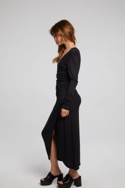 Women Chaser Brand Harmony Licorice Midi Dress
