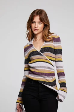 Women Chaser Brand Harper Haight Street Stripe Long Sleeve
