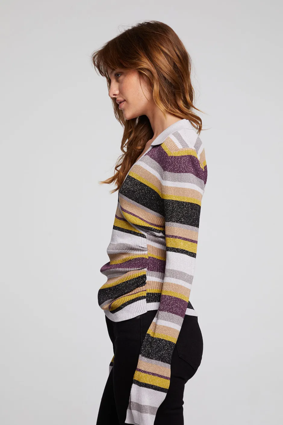 Women Chaser Brand Harper Haight Street Stripe Long Sleeve