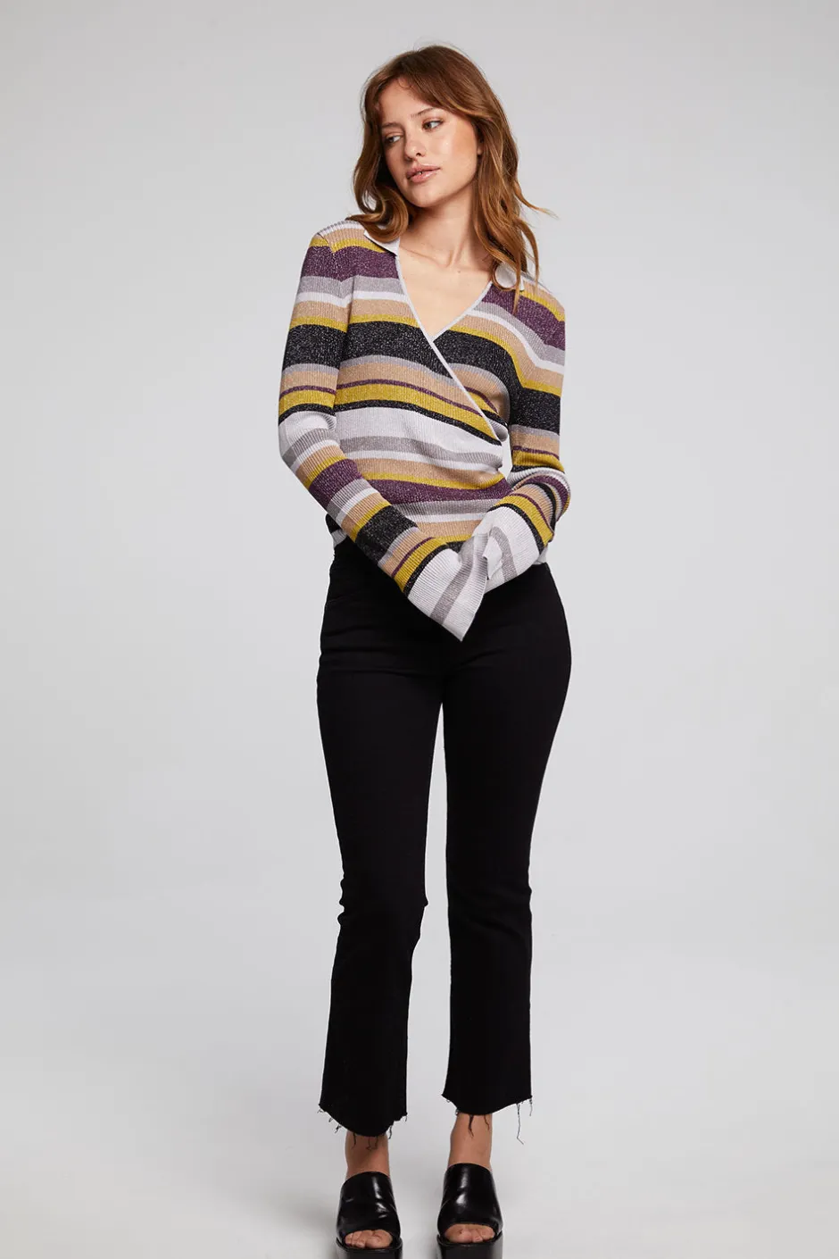Women Chaser Brand Harper Haight Street Stripe Long Sleeve