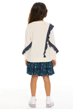 Kids Chaser Brand Harry Potter - Hogwarts Ruffle Pullover