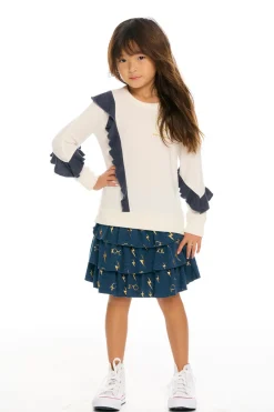 Kids Chaser Brand Harry Potter - Hogwarts Ruffle Pullover