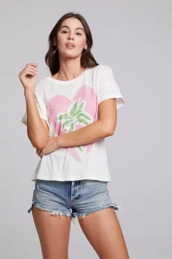 Women Chaser Brand Heart Palm Tree