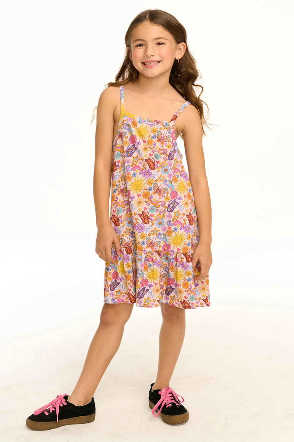 Kids Chaser Brand Helena Sunny Days Print Dress