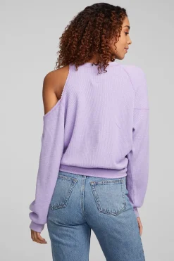 Women Chaser Brand Hendrix Digital Lavender Pullover
