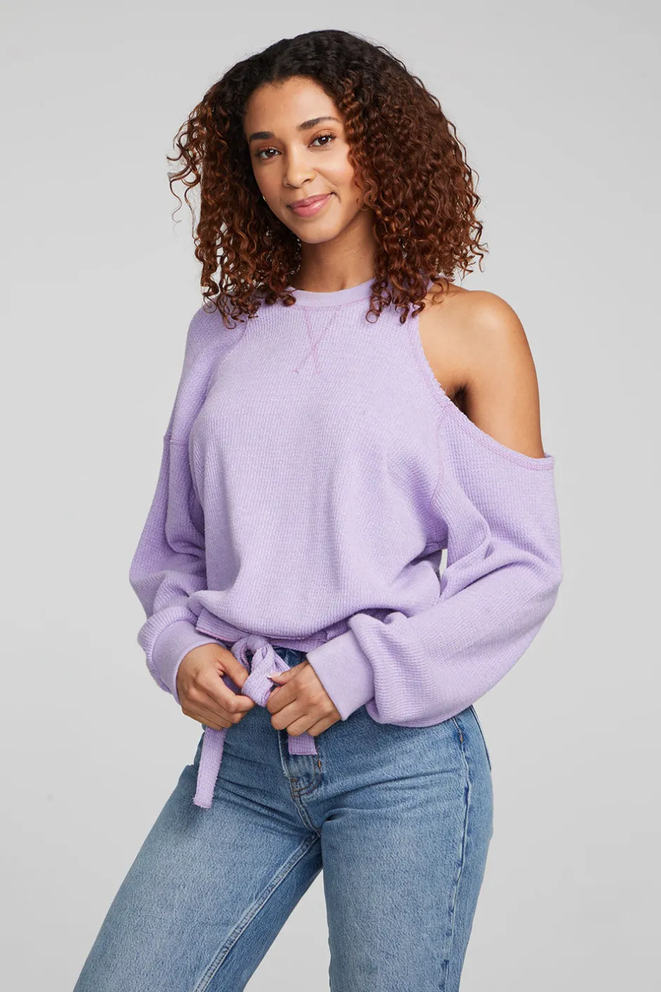 Women Chaser Brand Hendrix Digital Lavender Pullover